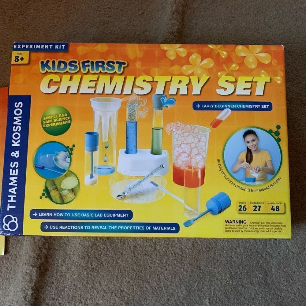 Thames & Kosmos Kids First Chemistry Set-Open Box